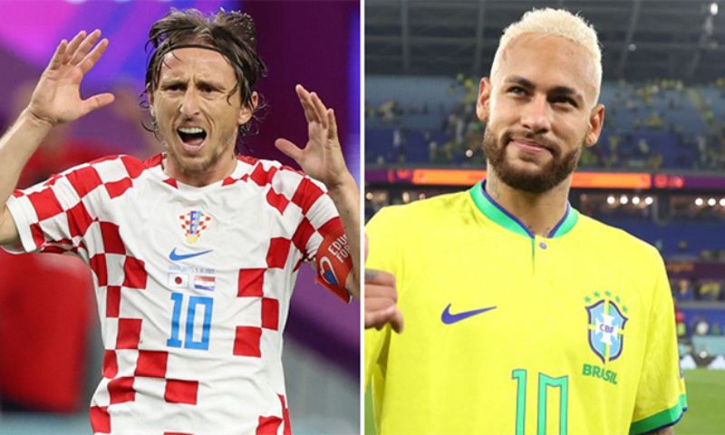 Những cuộc đối đầu kinh điển trong lịch sử đối đầu Brazil Croatia